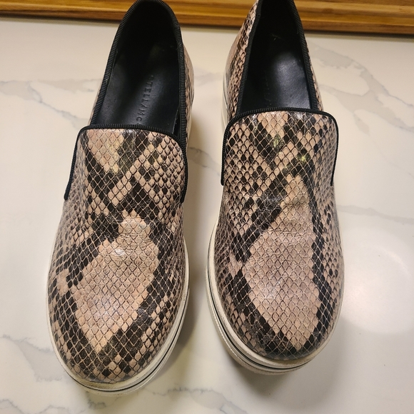 Stella McCartney Binx Python Slip-On Platform Shoes Size 36 - Picture 2 of 16